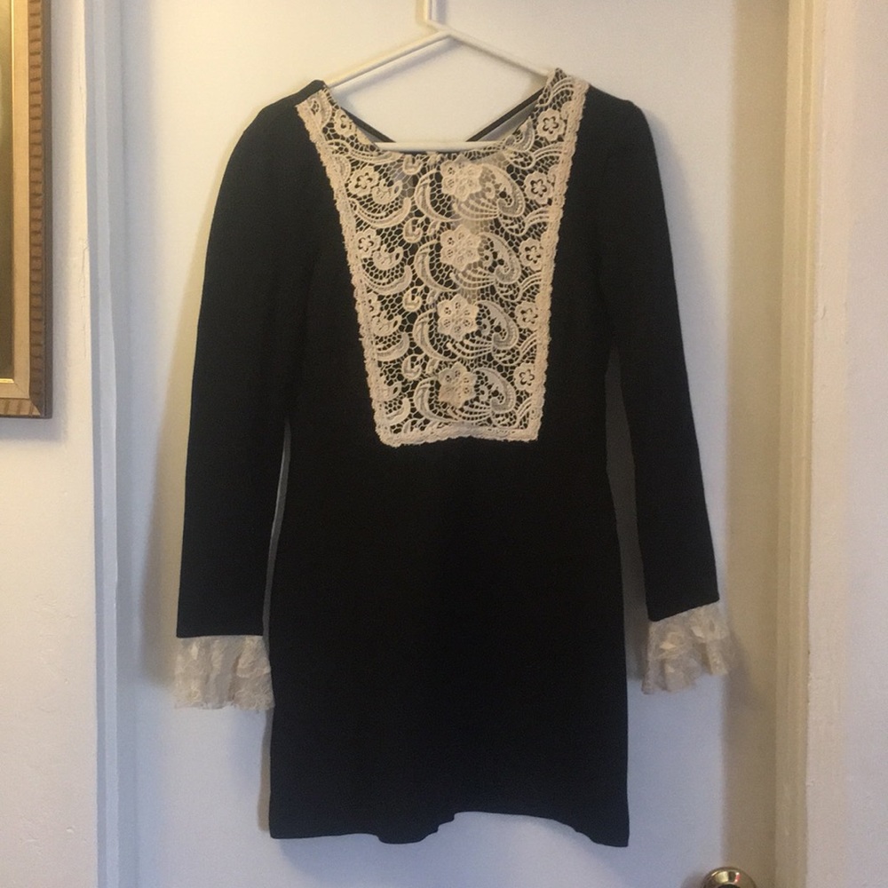 Free People Victorian lace dress boho